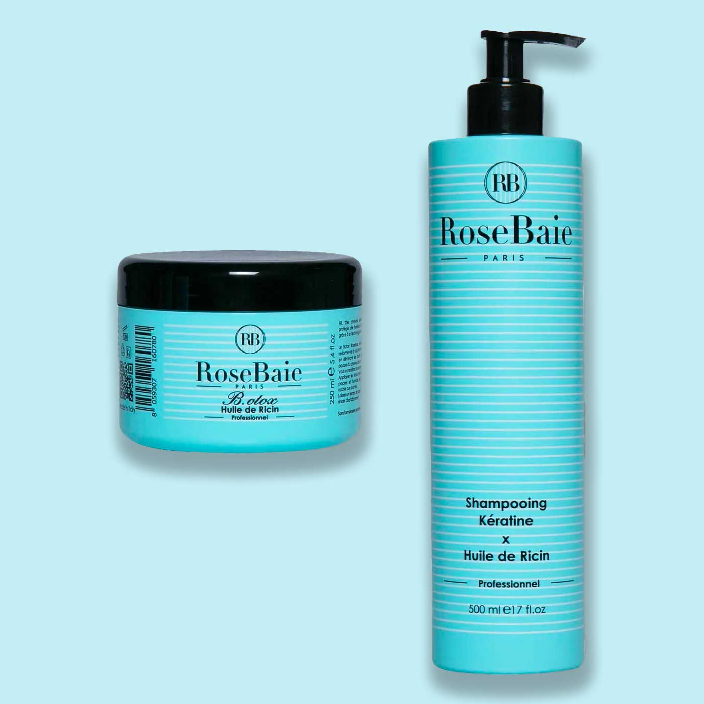 Duo huile de ricin b.otox & shampoing